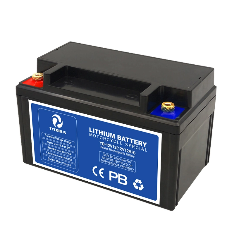 Tycorun OEM Starting Power Lithium Battery 12V 5ah 7ah 9ah 12ah 14ah LiFePO4 Motorcycle Battery