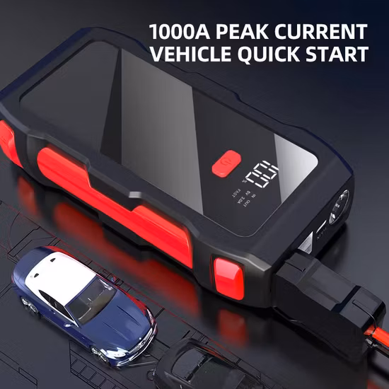 Acionador de partida multifuncional 12V para carro com banco de potência