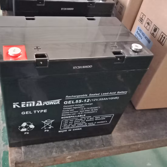 Bateria de ácido-chumbo recarregável de ciclo profundo Gel/Sh sem manutenção para sistema solar