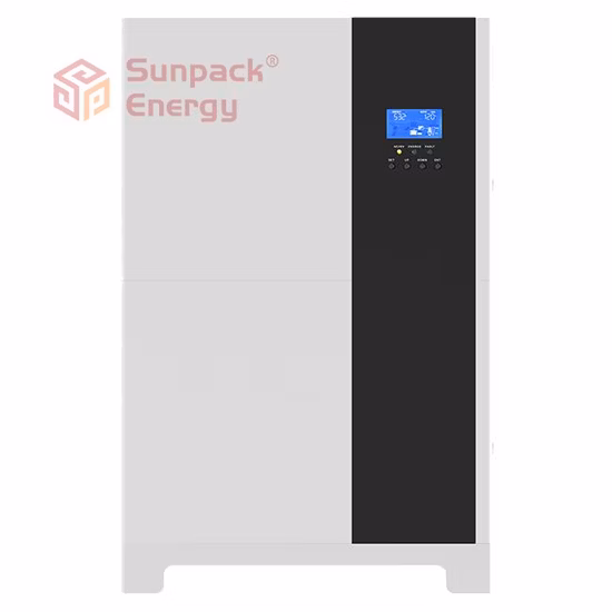 Bateria Solar de Lítio LiFePO4 Tudo em Um Sistema de Armazenamento de Energia Inversor 15kwh